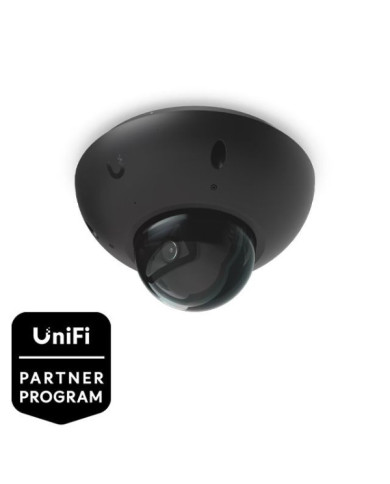 Ubiquiti UniFi Protect G6 Dome 4K IP drošības kamera, melna