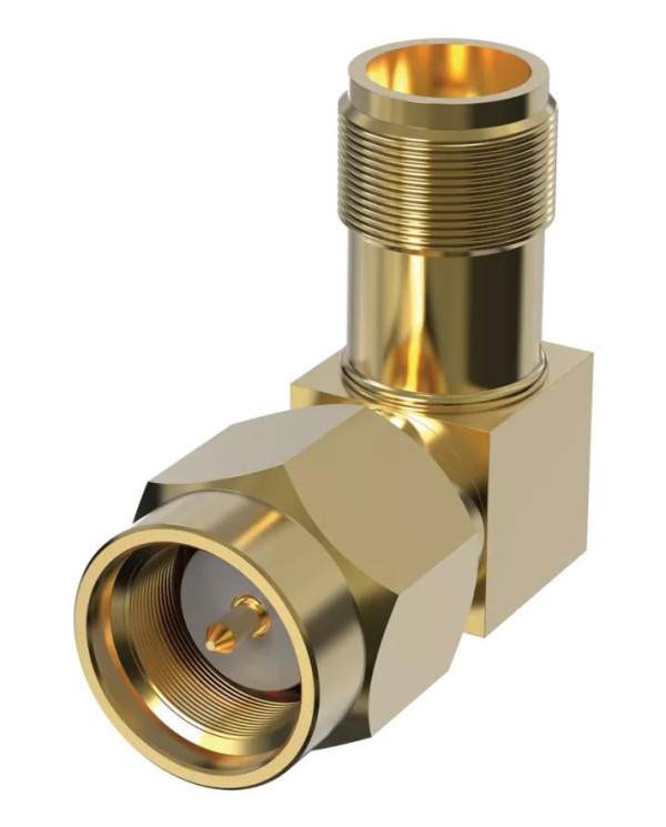 TU6002 RIGHT-ANGLE SMA ADP 10P - Axis adapteris