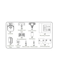 YALE viedā skapīšu slēdzene