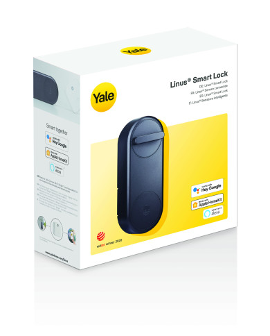 Yale Linus L2 viedā slēdzene MELNA