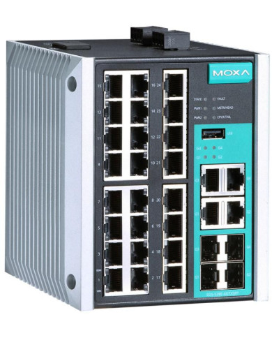 EDS-528E-4GTXSFP-LV-T - Moxa tīkla slēdzis