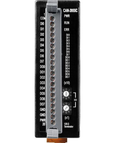 CANopen Slave Module 8xIDI + 8 - Moxa I/O modulis