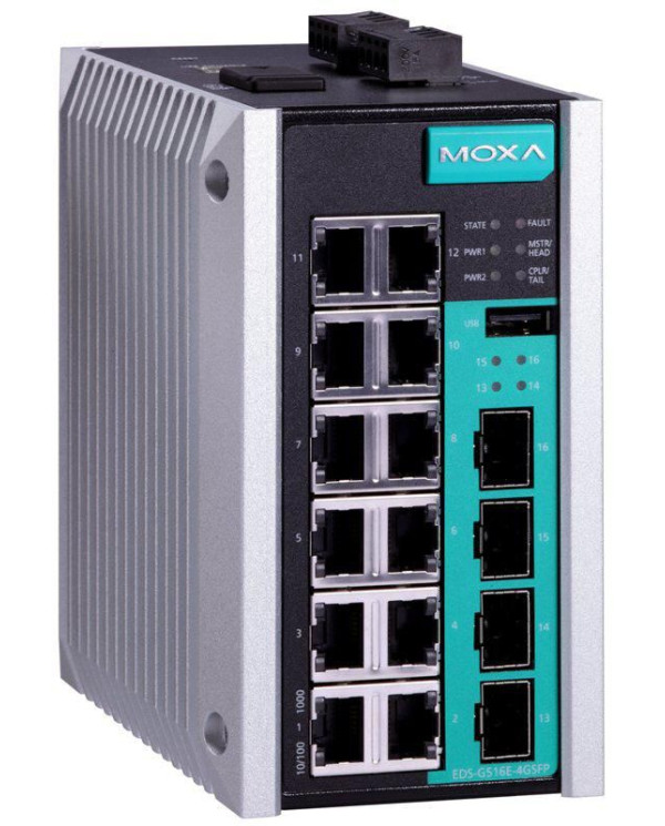 EDS-G516E-4GSFP - Moxa tīkla slēdzis