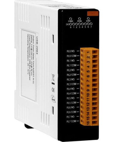 USB I/O MODULE, 8xRO POWER - Moxa
