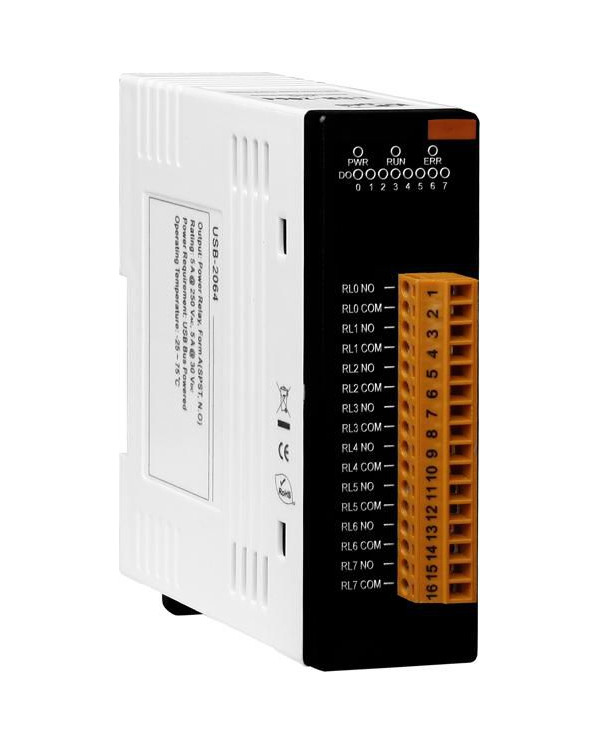 USB I/O MODULE, 8xRO POWER - Moxa