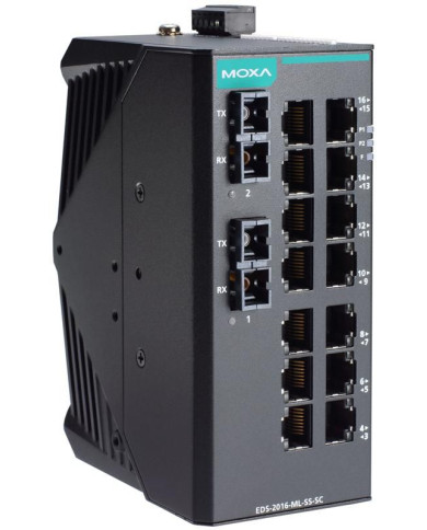 EDS-2016-ML-SS-SC - Moxa rūpnieciskais Ethernet komutators