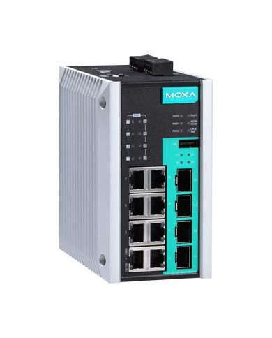 EDS-G512E-8POE-4GSFP - Moxa tīkla slēdzis