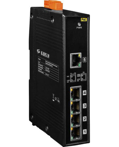 NS-205PSE-24V CR - Moxa tīkla slēdzis