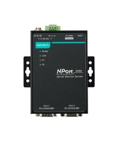 NPORT 5210A, 2 port RS-232 - Moxa seriālo ierīču serveris