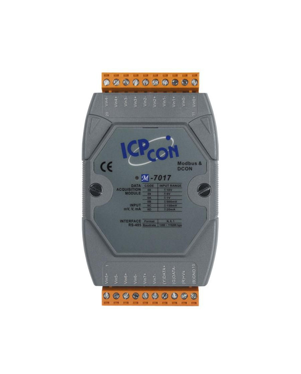 MODBUS, 8x AI - Moxa I/O modulis