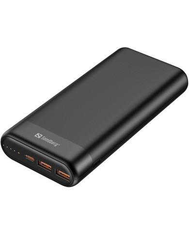 Powerbank 20000 PD65W+2xQC3.0 - Sandberg