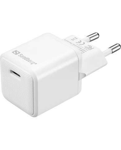 USB-C AC Charger PD20W EU - Sandberg lādētājs