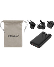 4in1 TravelCharger 65W Black - Sandberg lādētājs