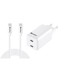 AC Charger USB-C PD65W EU 3M - Sandberg lādētājs