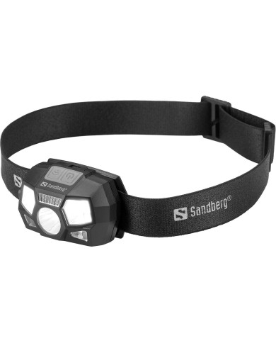 Headlamp 5in1 Recharge Sensor - Sandberg pieres lukturis