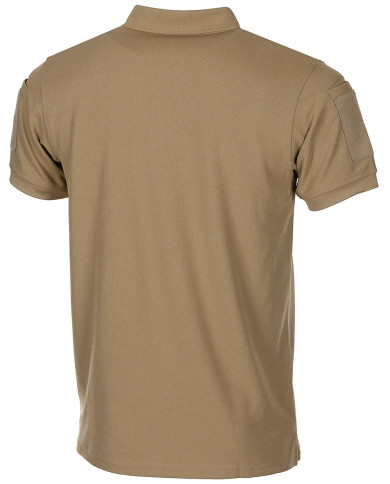 Polo Shirt, "Tactical", Coolmax, coyote tan - MFH
