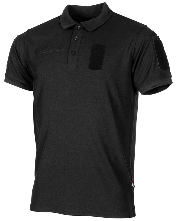 Polo Shirt, "Tactical", Coolmax, black - MFH