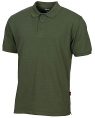 Polo Shirt, OD green, button placket - MFH