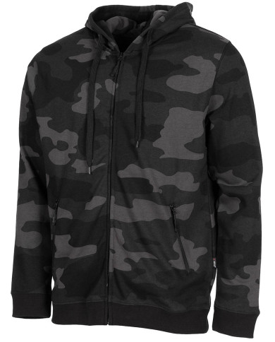 Tracksuit Jacket, "Jogger", dark camo - MFH