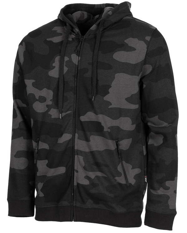 Tracksuit Jacket, "Jogger", dark camo - MFH
