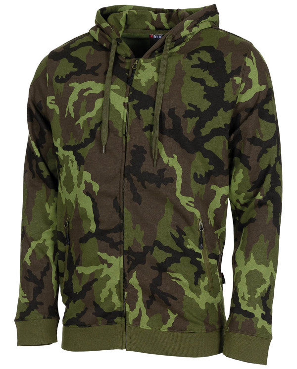 Tracksuit Jacket, "Jogger", M 95 CZ camo | MFH