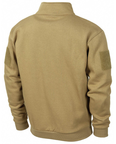 Sweatjacket, "Tactical", coyote tan - MFH džemperis