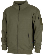 Sweatjacket, "Tactical", OD green - MFH džemperis