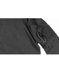 Sweatjacket, "Tactical", black - MFH taktiskā jaka