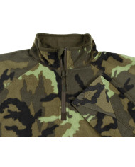 Shirt, "Troyer", Microfleece, long-sleeved, M95 CZ camo, 200g/mý