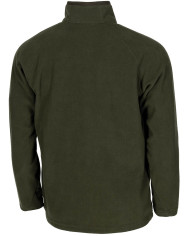 Shirt, "Troyer", Microfleece, long-sleeved, OD green, 200g/mý