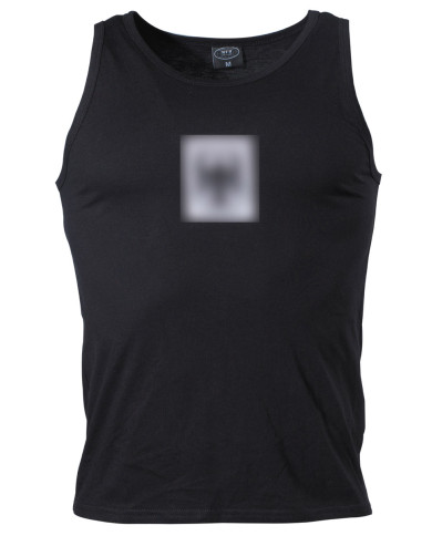 BW Tank-Top, black, with "BW-eagle" - MFH