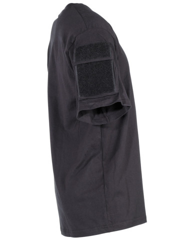 US T-Shirt, short-sleeved, black, with sleeve pockets | MFH