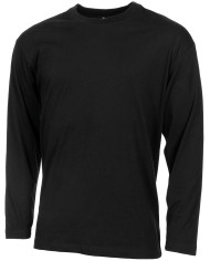 US Shirt, long-sleeved, black, 170 g/mý - MFH