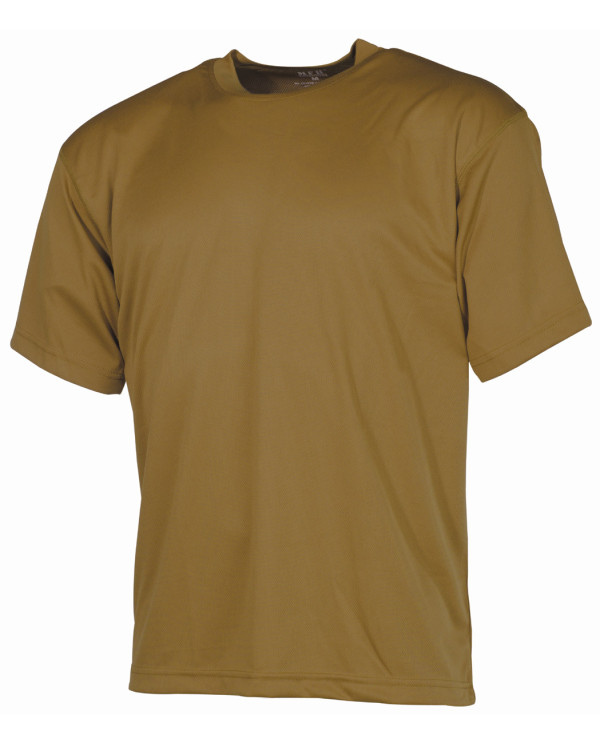 T-Shirt, "Tactical", short-sleeved, coyote tan - MFH