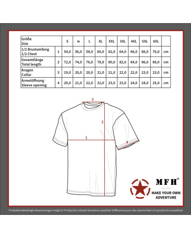 US T-Shirt, short-sleeved, hunter-orange, 170 g/mý