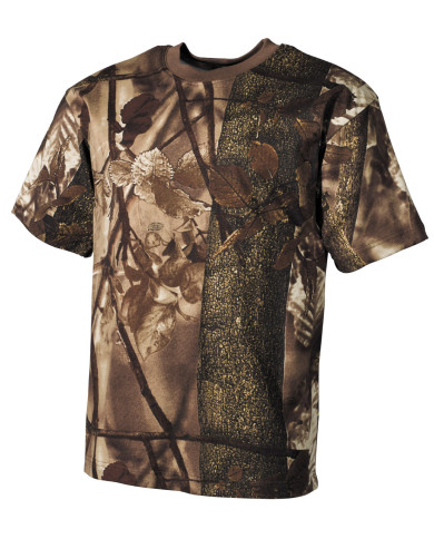 US T-Shirt, short-sleeved, hunter-brown, 170 g/mý