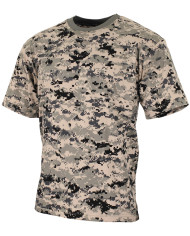 US T-Shirt, short-sleeved, digital urban, 170 g/mý