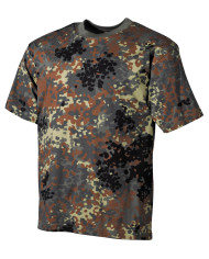 US T-Shirt, short-sleeved, flecktarn, 170 g/mý