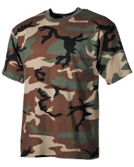 US T-Shirt, short-sleeved, woodland, 170 g/mý