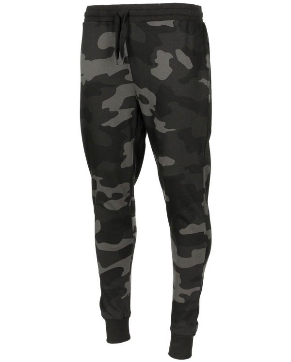 Tracksuit Pants, "Jogger", dark camo