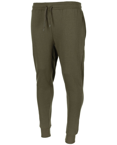 Tracksuit Pants, "Jogger", OD green
