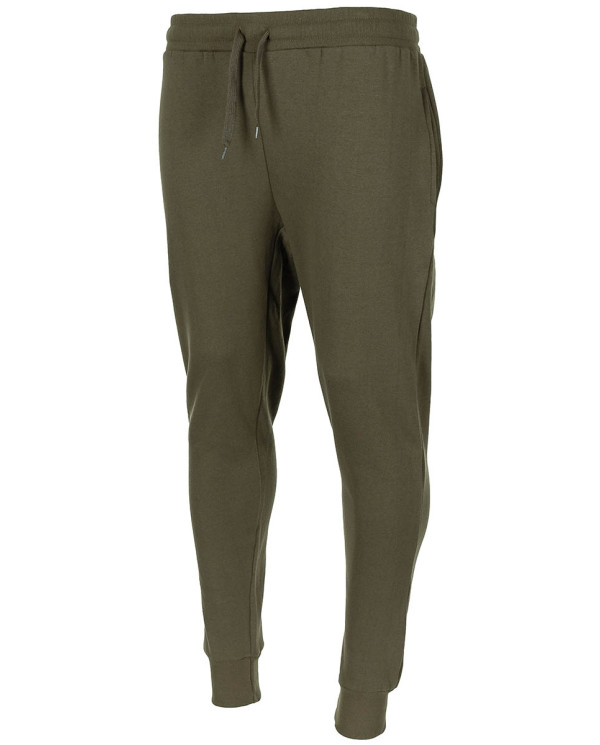Tracksuit Pants, "Jogger", OD green
