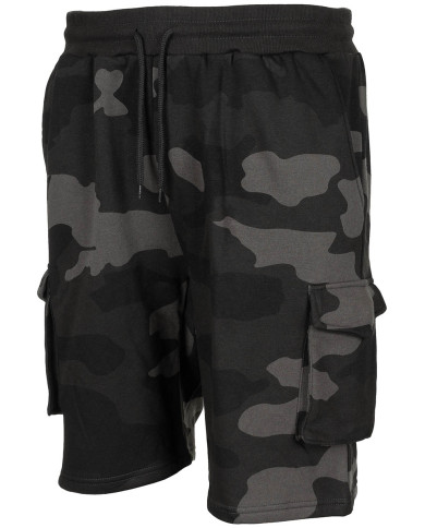 Bermudas, "Jogger", dark camo