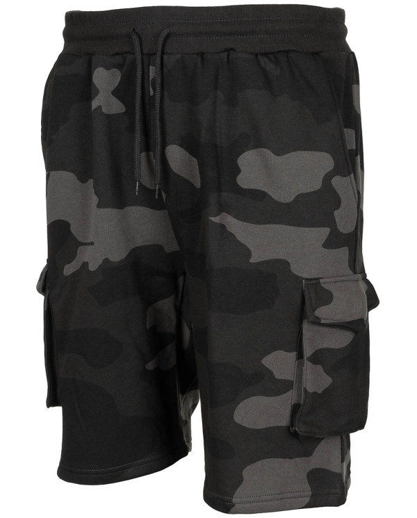 Bermudas, "Jogger", dark camo