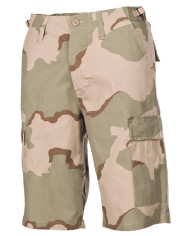 US Bermudas, BDU, Rip Stop, 3-colour desert