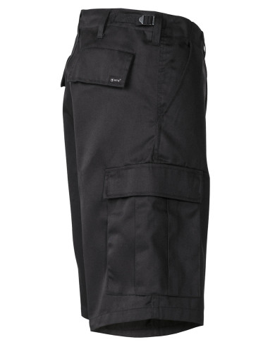US Bermudas, BDU, black, cargo pockets