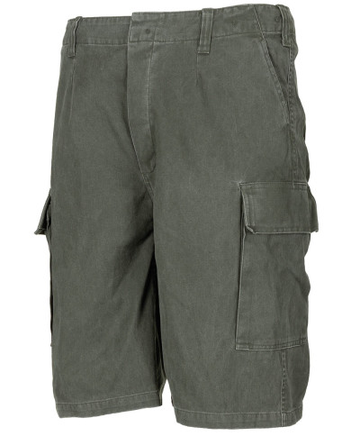 BW Moleskin Bermudas, OD green-stonewashed