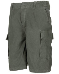 BW Moleskin Bermudas, OD green-stonewashed