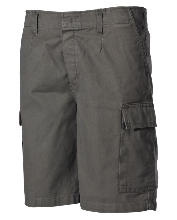 BW Moleskin Bermudas, OD green-stonewashed