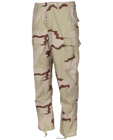 US Combat Pants, BDU, Rip Stop, 3-colour desert
